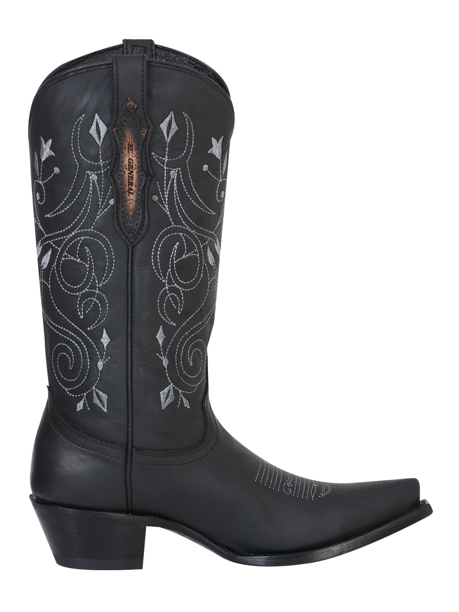 El General Women’s Limited Edition Western Boot - Black

 34514