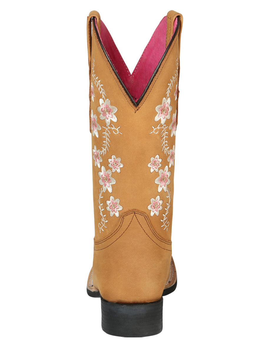 Cowboy Boot  - El Geneal Rodeo - Woman Nobuck - Peach 44644