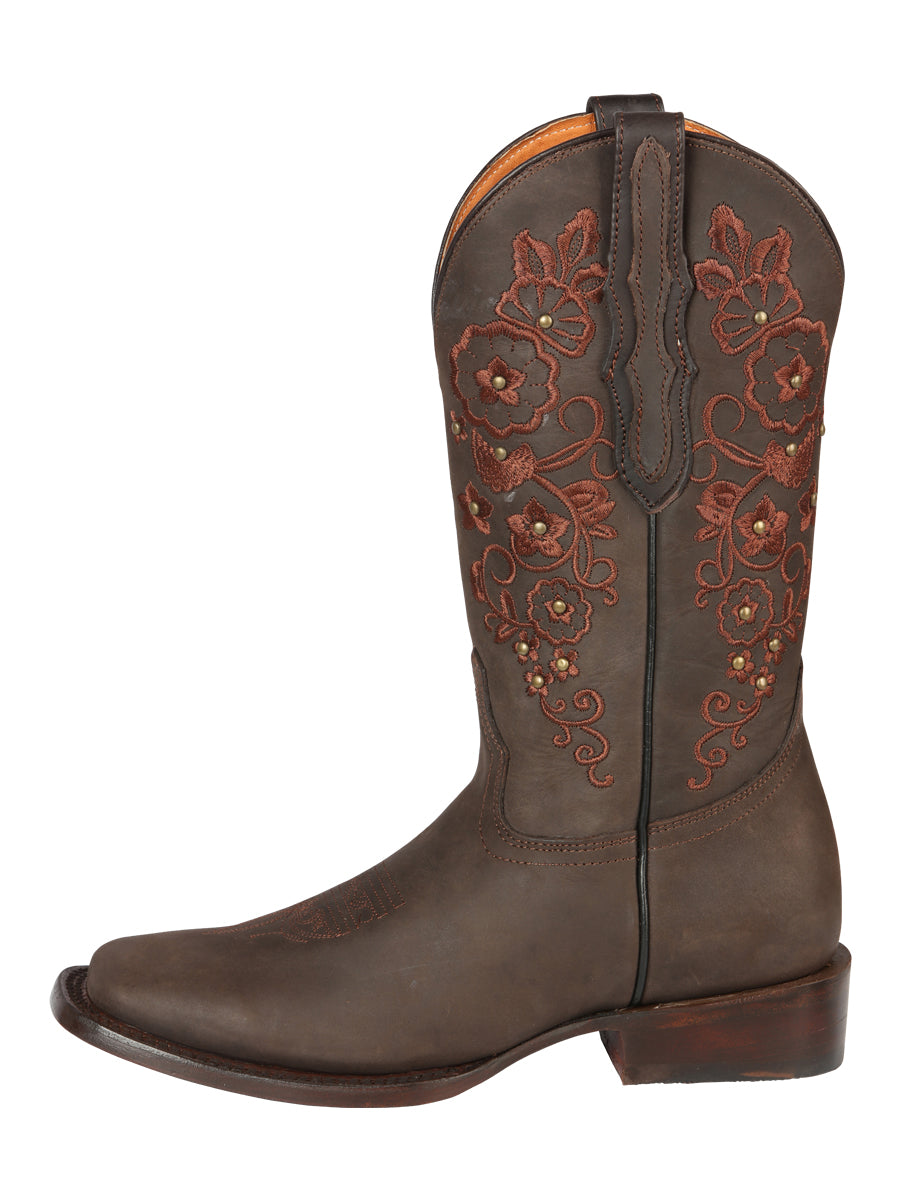 El General Women’s Rodeo Boots Crazy Leather - Brown

  44847
