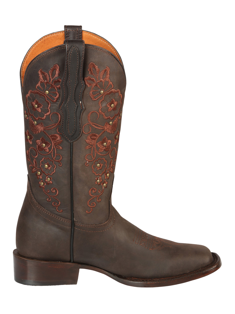 El General Women’s Rodeo Boots Crazy Leather - Brown

  44847