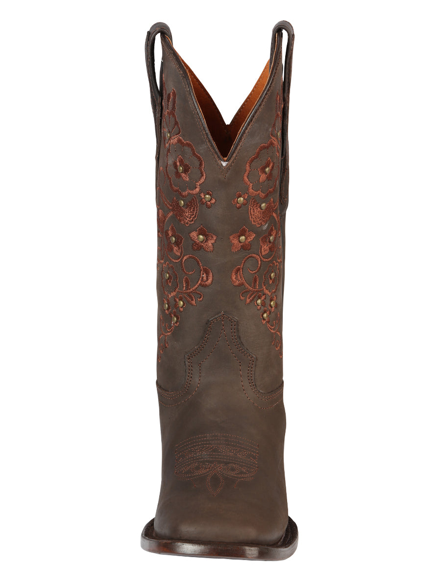 El General Women’s Rodeo Boots Crazy Leather - Brown

  44847