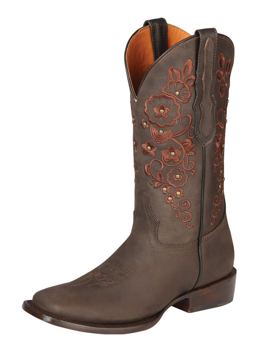 El General Women’s Rodeo Boots Crazy Leather - Brown

  44847