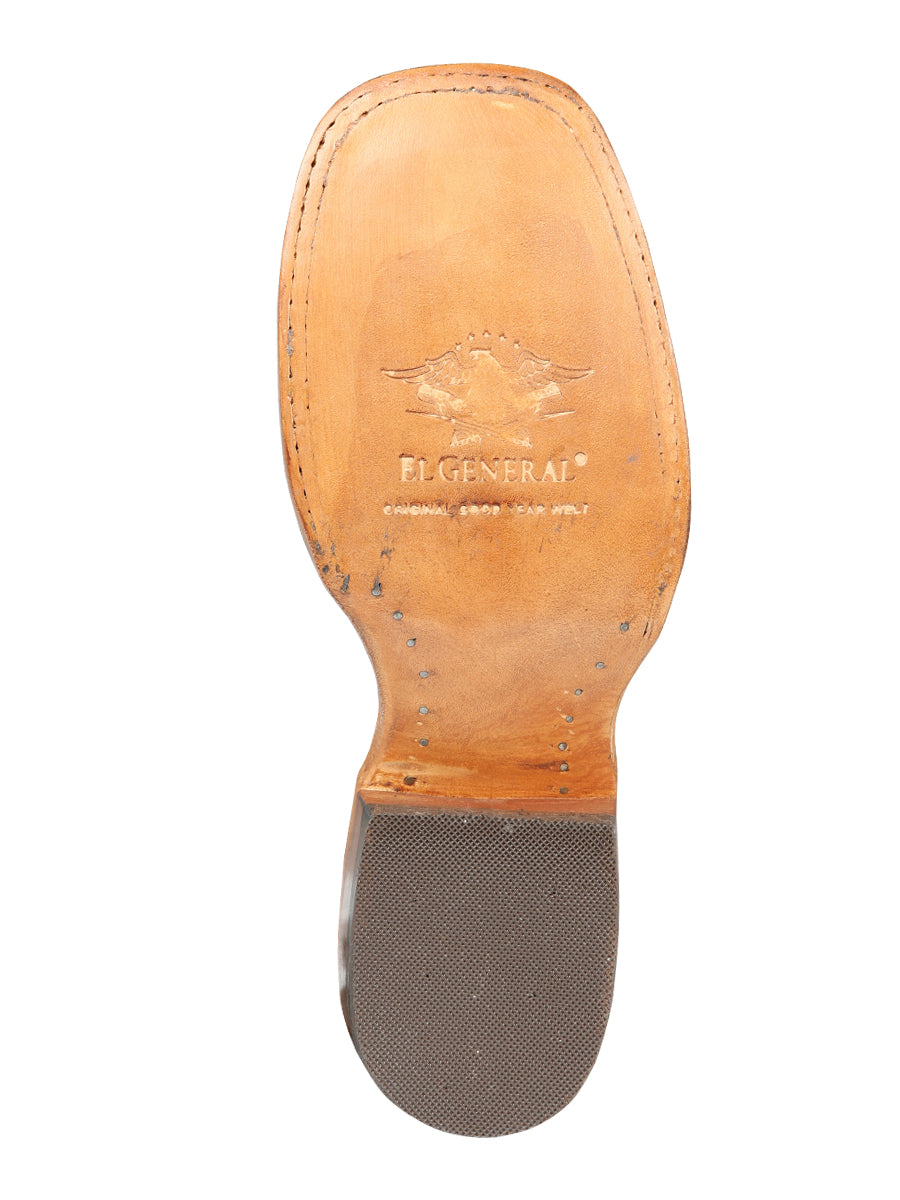 El General Women’s Rodeo Boots Petatillo - Brown 44855