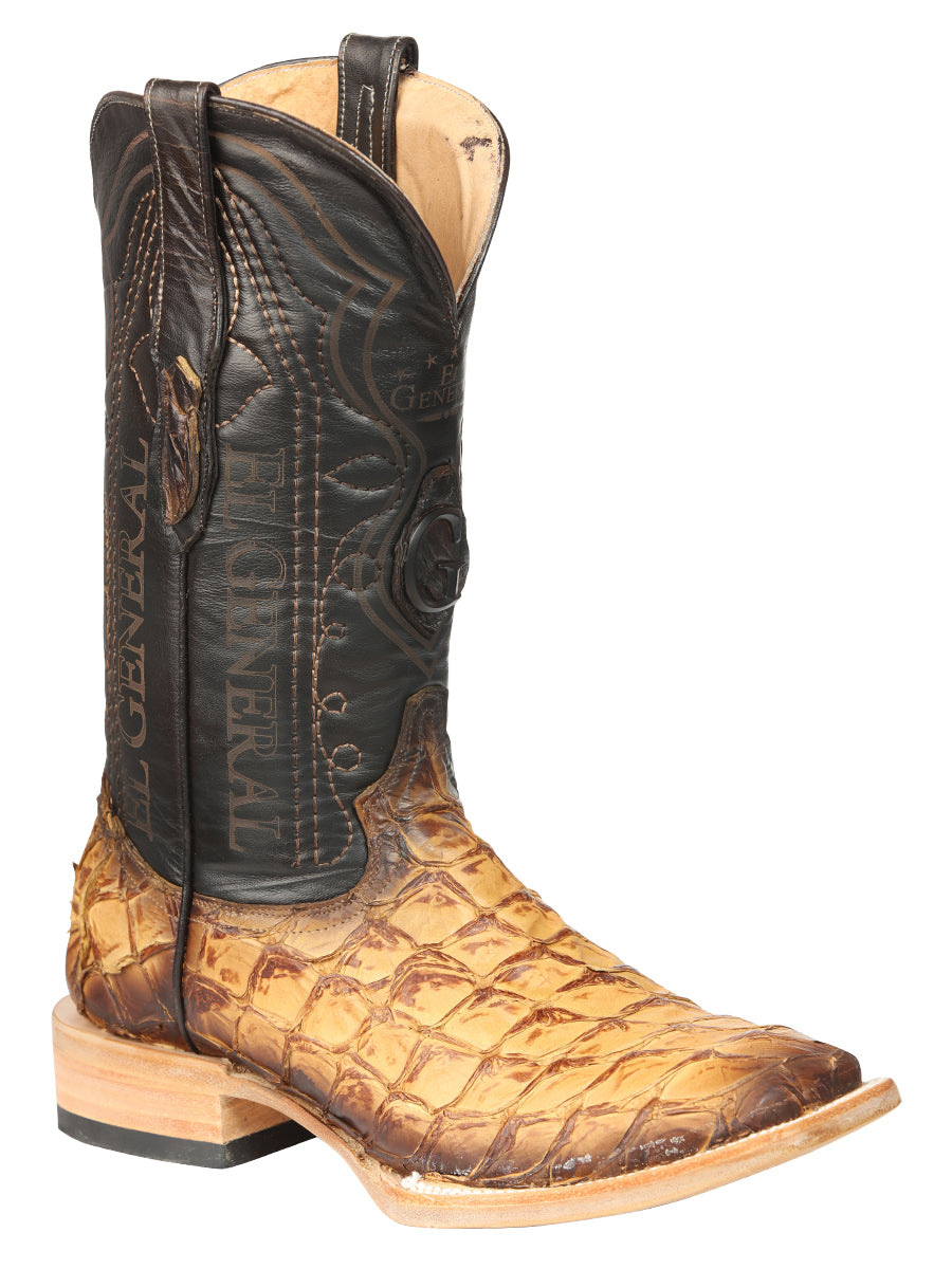 El General Men's Exotic Monster Fish Rodeo Cowboy Boots - Orix 45086 ...