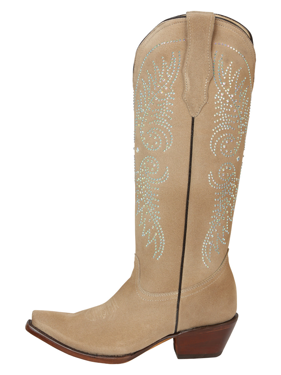 El General Women’s Western Suede Boots - Tuscani 45793